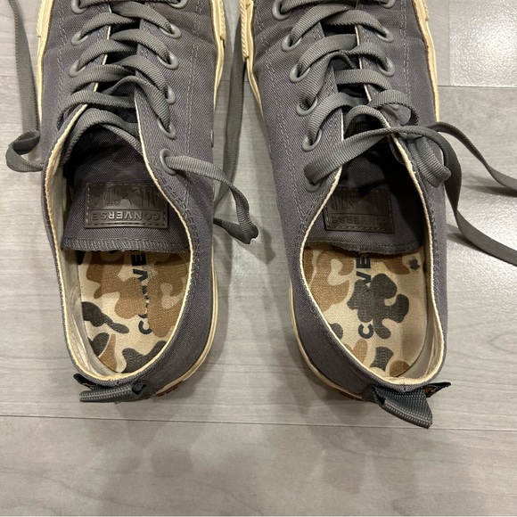 Converse Chuck Taylor All Star Cordura Gray Low Top Sneakers 161432F W 9 / M 7 - Picture 8 of 9
